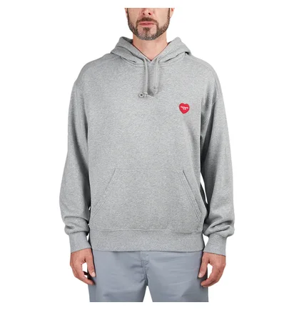 Carhartt WIP Hooded Heart Patch Sweat (Grau)