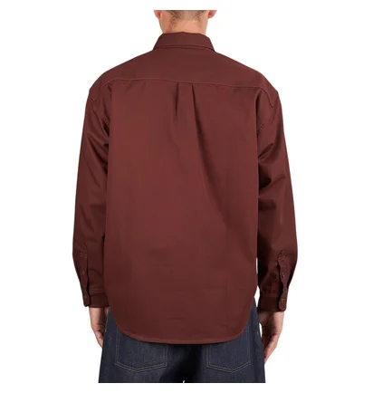 Carhartt WIP L/S Module Script Shirt (Braun)