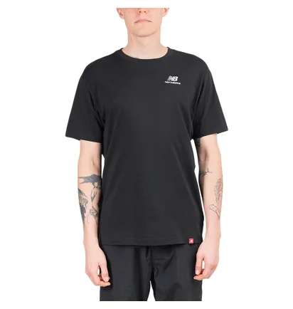 New Balance Essentials Embroidered T-Shirt (Schwarz)
