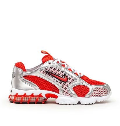 Nike Air Zoom Spiridon Cage 2 (Rot / Weiß / Silber)