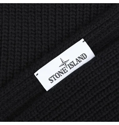 Stone Island Geelong Wool Scarf (Schwarz)