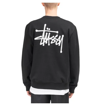 Stüssy Basic Crewneck (Schwarz)