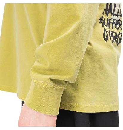 Stüssy Spring Weeds Pigment Dyed Longsleeve (Khaki)