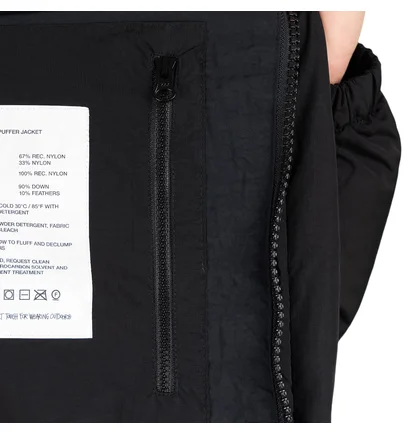Stüssy Ripstop Down Puffer Jacket (Schwarz)