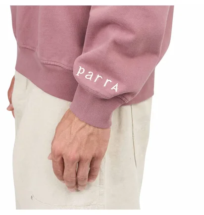 by Parra Duck Attack Crew Neck Sweatshirt (Rosa)