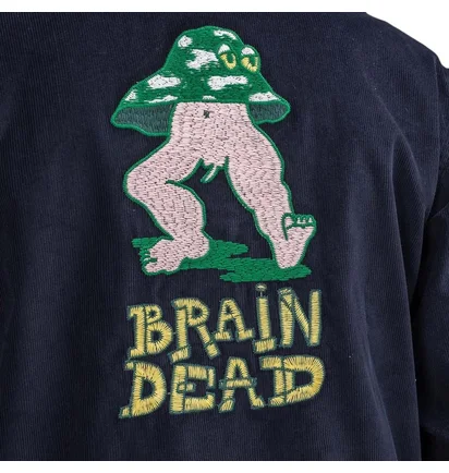 Brain Dead Mushroom Corduroy Jacket (Navy)