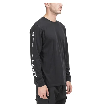 Edwin Gang II TS LS Cotton Single Jersey (Schwarz)