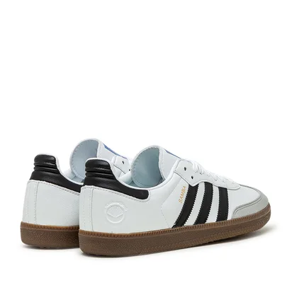 adidas Samba Vegan (Weiß / Schwarz)