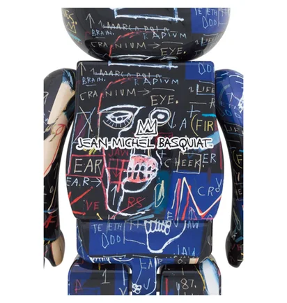 Medicom 1000% Jean Michel Basquiat #7 Be@rbrick Toy