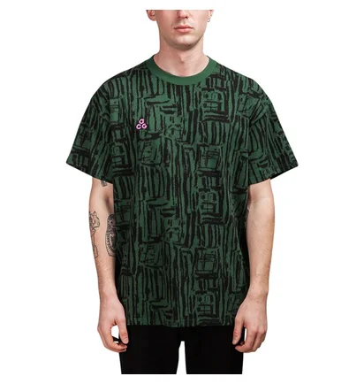Nike ACG AOP T-Shirt (Schwarz / Grün)