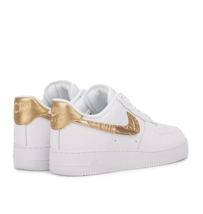 Nike Air Force 1 Low CR7 “Golden Patchwork” (Weiß / Gold)