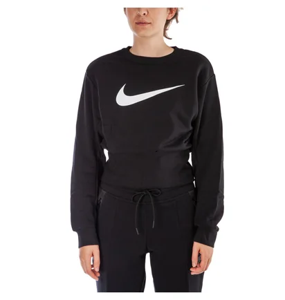 Nike WMNS Sportswear Swoosh Crewneck (Schwarz)
