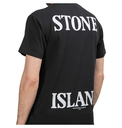 Stone Island 'Data Scan' T-Shirt (Schwarz)