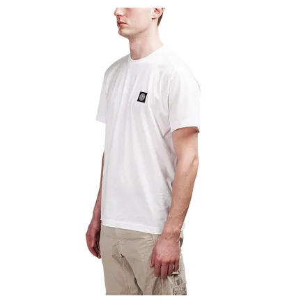 Stone Island Small Logo Patch T-Shirt (Weiß)
