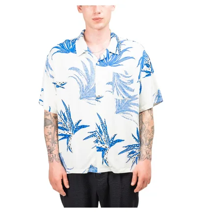 Stüssy Cactus Rayon Shirt (Weiß)