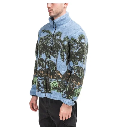 Stüssy Hawaiian Jacquard Mock Jacket (Blau)