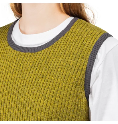 Stüssy WMNS Talo Sweater Vest (Olive / Schwarz)