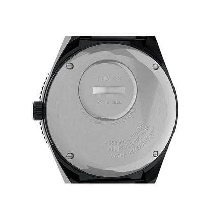 Timex Archive Q Timex Reissue 38mm Stainless Steel Bracelet (Schwarz / Silber)