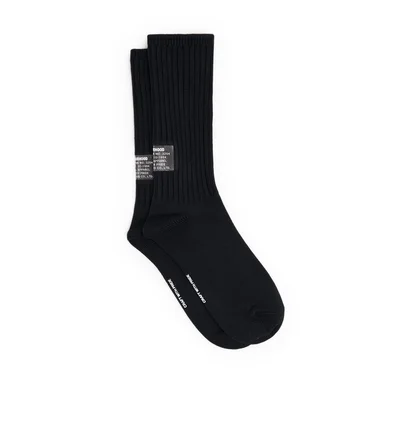 Neighborhood Rib Socks (Schwarz)