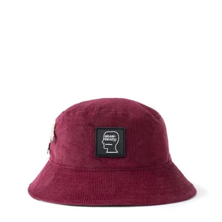 Brain Dead Corduroy Bucket Hat (Bordeaux)