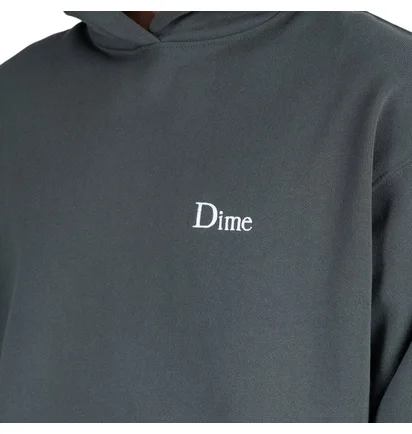 Dime Classic Small Logo Hoodie (Dunkelgrün)