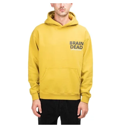 Brain Dead Break Through Hoodie (Gelb)