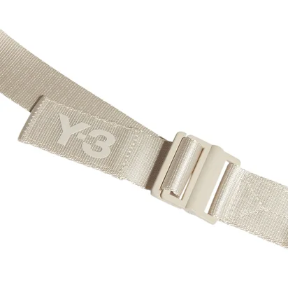 adidas Y-3 Classic Logo Belt (Cream)