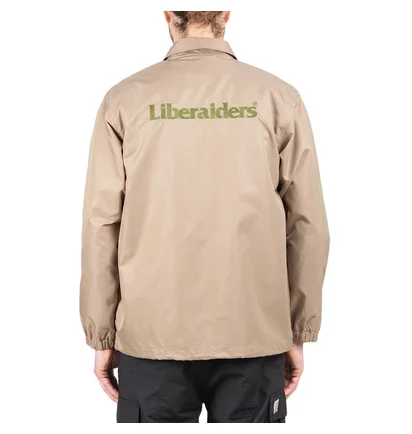 Liberaiders OG Embroidery Coach Jacket (Beige)