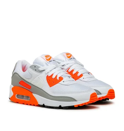 Nike Air Max 90 (Weiß / Grau / Orange)