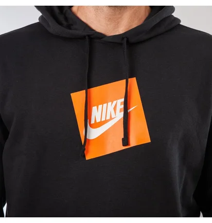 Nike Sportswear Box Logo Hoodie (Schwarz)