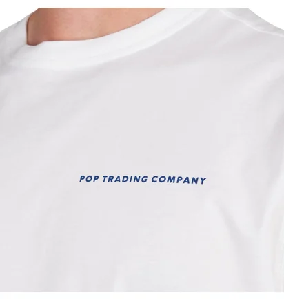 Pop Trading Company Logo T-Shirt (Weiß)