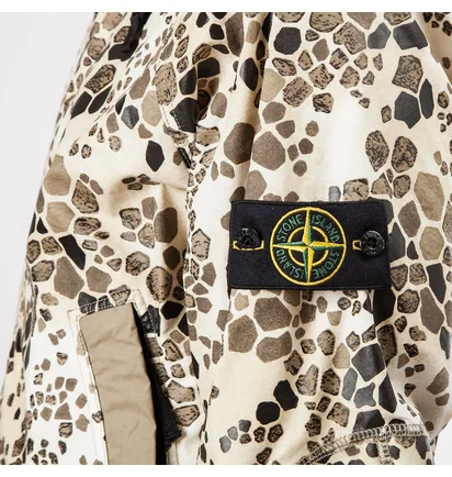 Stone Island Alligator Camo Light Cotton - Nylon Rep (Beige)