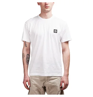 Stone Island Small Logo Patch T-Shirt (Weiß)