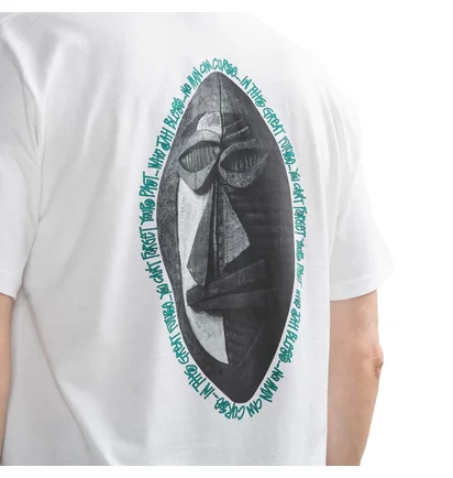 Stüssy Tribal Mask Tee (Weiß)