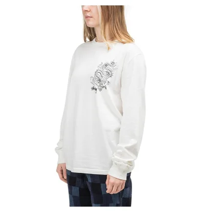 Stüssy WMNS Funky Tribe Dyed Longsleeve (Weiß)
