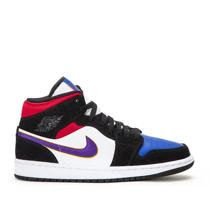 Air Jordan 1 Mid SE (Schwarz / Multi)
