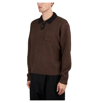 Obey Danny Polo Sweater (Braun)