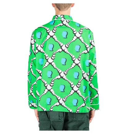 Brain Dead Bubble Pyjama Top (Grün)