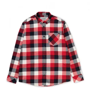 Carhartt WIP Keagan Shirt (Rot / Schwarz / Weiß)