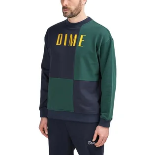 Dime Block Terry Crewneck (Navy / Grün)