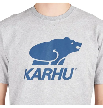 Karhu Basic Logo T-Shirt (Grau / Blau)