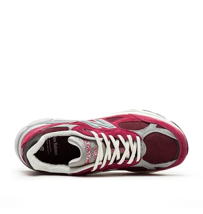 New Balance M990TF3 Made in USA 'Scarlet' (Rot / Grau)