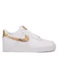 Nike Air Force 1 Low CR7 “Golden Patchwork” (Weiß / Gold)