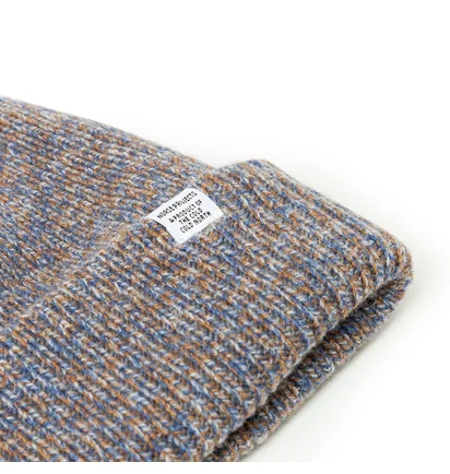 Norse Projects Beanie (Orange / Blau)