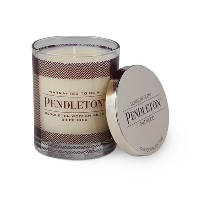 Pendleton Signature Candle Maroon (Salt Wood)