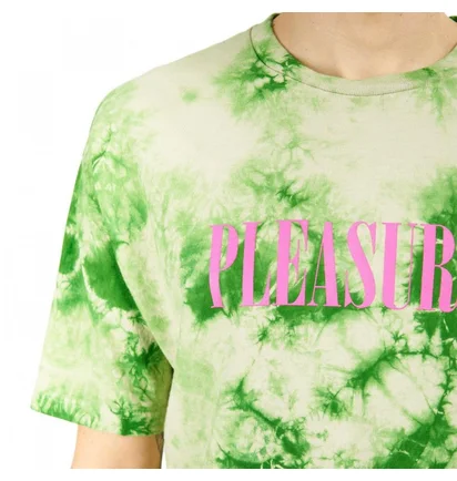 Pleasures Aroma Crystal Dye T-Shirt (Grün / Creme)