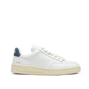 Veja WMNS V-12 Stitch O.T. Leather (Weiß / Blau)