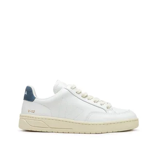 Veja WMNS V-12 Stitch O.T. Leather (Weiß / Blau)