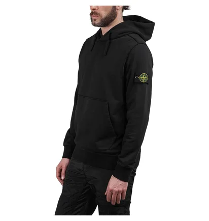 Stone Island Hooded Sweater (Schwarz)