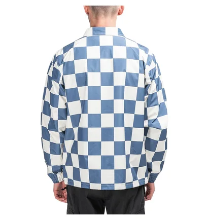 Stüssy Checker Coach Jacket (Blau / Weiß)